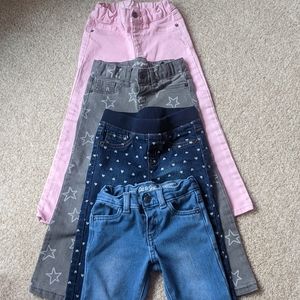 Lot of 4T cat and jack jeans